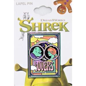 New Shrek & Fiona The Lovers Tarot Card Enamel Pin dreamWorks universal BoxLunch